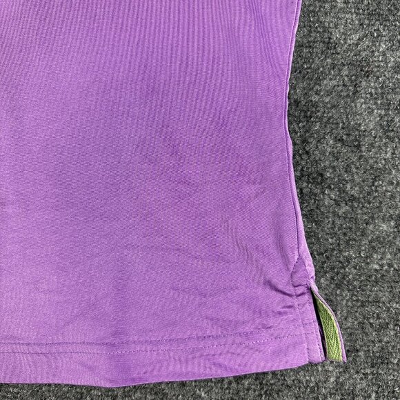 Jamie Sadock Shirt Womens Small Purple Knit Sleeveless Zip Neck Golf Top Pullov - Picture 2 of 8